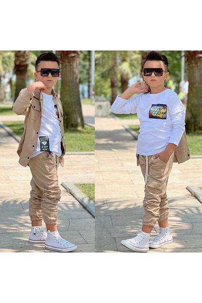 ELONKİDS Good Focus Gabardine Suit