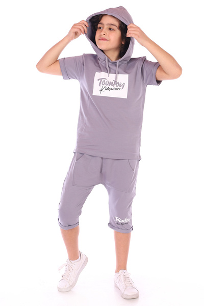 Toontoy Boy Kids Wear Printed Bermudatakım