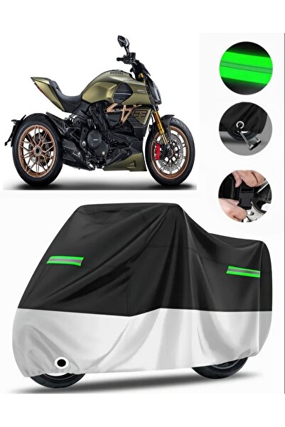 MotoEN حقيبة Ducati Diavel V4 الخلفية المتوافقة مع القماش المشمع للدراجات الن...