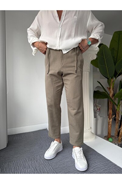 UTTBASİC Giesto BF Kalıp Linen Pantolon