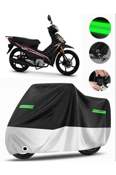 MotoEN غطاء دراجة نارية ممتاز متوافق مع حقيبة Kuba Reiz 50 (متوافق مع القفل) ...