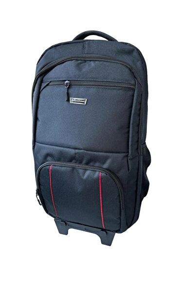 ergül çanta Unisex Outdoor Seyahat BÜYÜK BOY 4 Bölmeli Bel Kemerli 17 inç Laptop Bölmeli Çekçekli Sırt Çanta