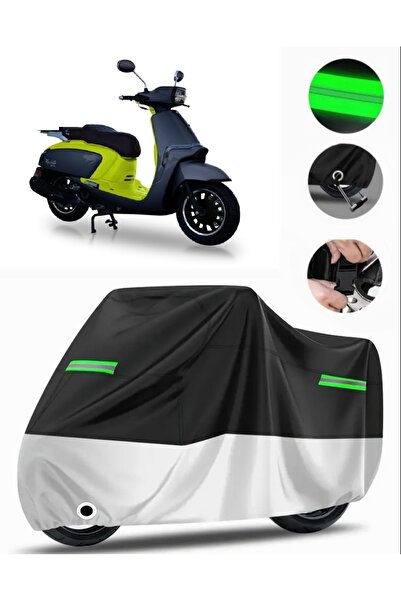 MotoEN Motolux Macchiato 125 Topcase متوافق مع القماش المشمع الممتاز للدراجات...