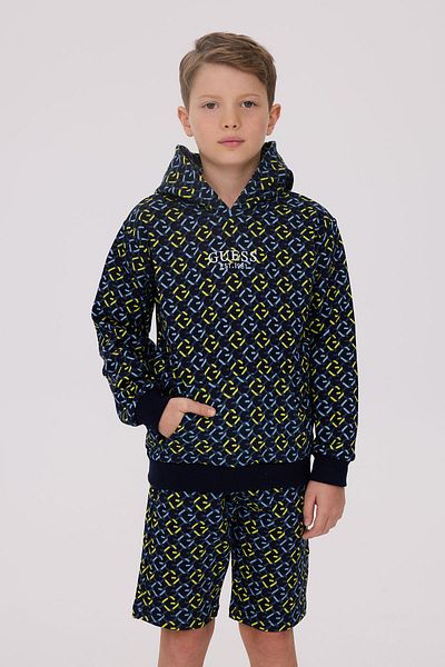 Guess Суитшърт с шарки Bg Store Boy