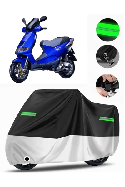 MotoEN Piaggio Skipper 150 حقيبة خلفية متوافقة مع القماش المشمع الممتاز للدرا...