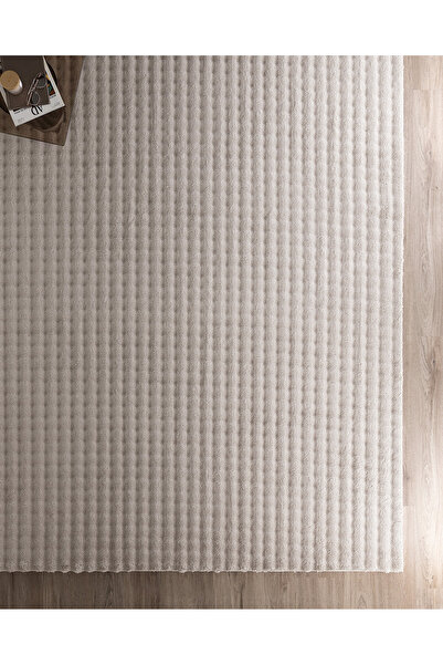 Madame Coco Vivre Bubble Halı - Taş - 200x300 cm