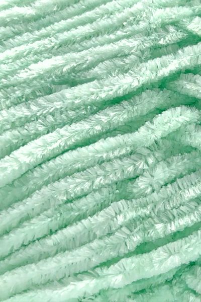 SENSY Velvet Slim Hand Knitting Rope Sweater & Baby Blanket Velvet Rope Amigurumi Mint