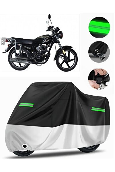 MotoEN Kral Motor KR-125-7 مشمع دراجة نارية متوافق مع Premium (قفل متوافق) - ...
