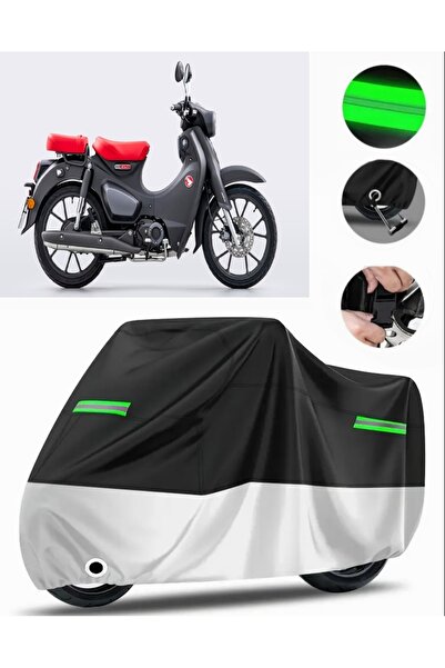 MotoEN هوندا C125 سوبر شبل الخلفية حقيبة متوافقة قسط دراجة نارية القماش المشم...