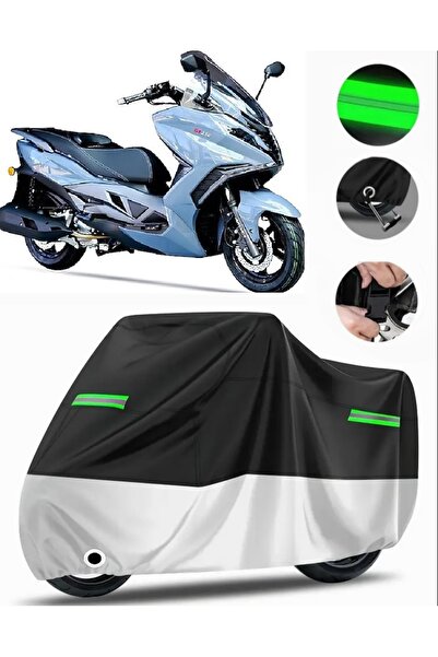 MotoEN غطاء دراجة نارية ممتاز متوافق مع حقيبة Arora GT 250 (متوافق مع القفل) ...