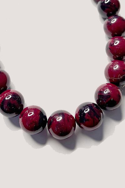 New Obsessions Women's Necklace with Big Beads - 20mm Beads