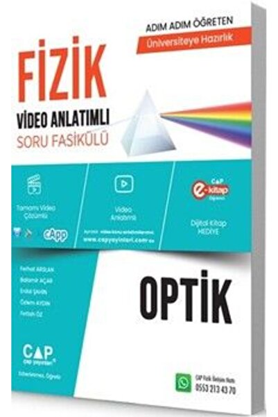 Çap Yayınları Çap Yayınları Fizik Optik Konu Anlatımlı Soru Bankası