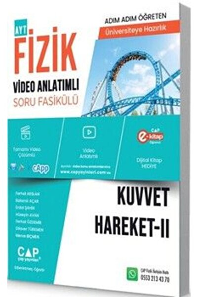 Çap Yayınları Çap Fizik Kuvvet Hareket 2 Konu Anlatımlı Soru Bankası