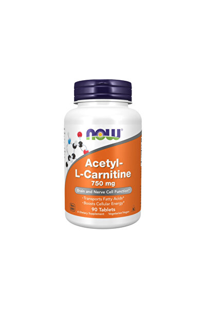 Now أسيتيل إل-كارنيتين، 750 مجم، 90 قرصًا
