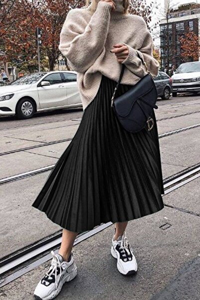 BENİMOLMALI Fusta lungă Fusta maxi Fusta plisată Fusta lungă plisată maxi Fus...