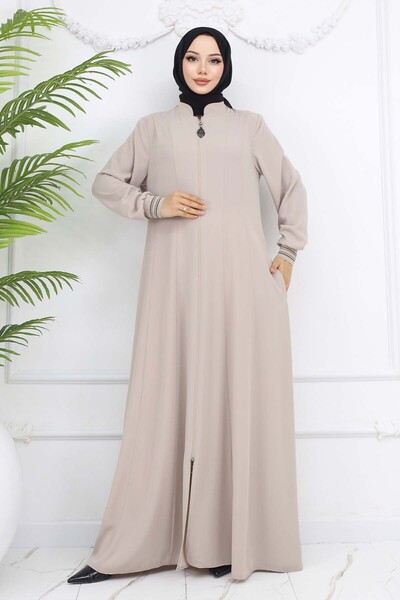 benguen Elastic Sleeve Mevlana Ferace Stone Color 1001