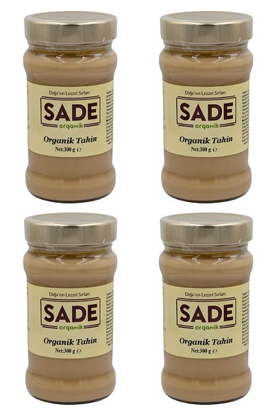 Sade Organik Simple Organic Tahin 300 Gr 4 Pack