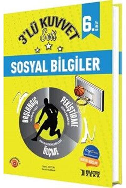 İşleyen Zeka Yayınları İşleyen Zeka 6. Sınıf Sosyal Bilgiler 3 lü Kuvvet Serisi Seti