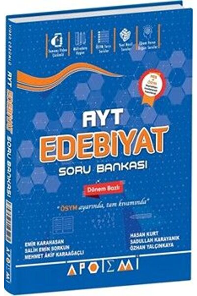 Apotemi Yayınları Apotemi Yayınları AYT Edebiyat Soru Bankası