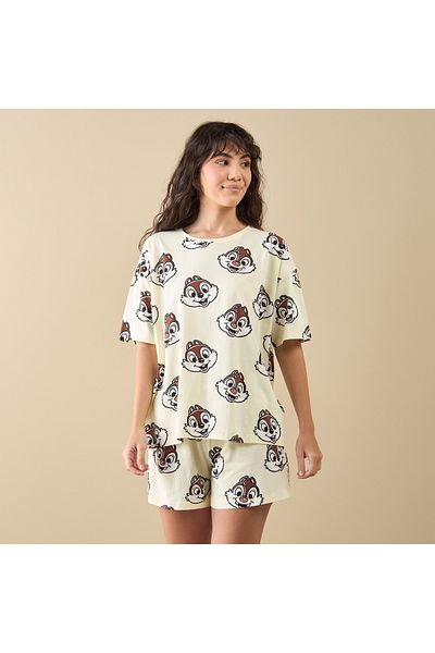 FAV Chip 'N' Dale Print T-shirt and Shorts Set