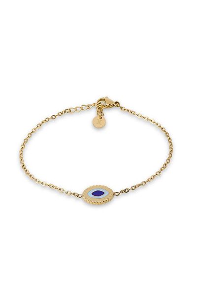 Daniel Klein Dkj.3.1074.2 Gold Women's Bracelet with Eye Detail