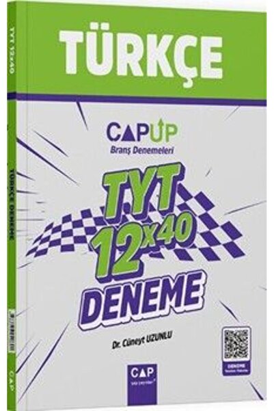 Çap Yayınları Çap 2025 TYT Türkçe 12 x 40 Up Deneme  Dr. Cüneyt Uzunlu