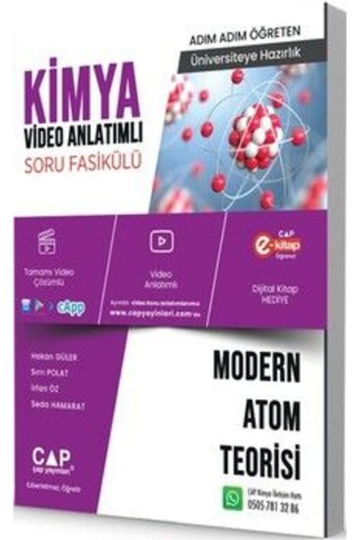 Çap Yayınları Çap Yayınları Kimya Modern Atom Teorisi Konu Anlatımlı Soru Ban...