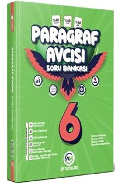 AV YAYINLARI 6. Sınıf Paragraf Soru Avcısı Soru Bankası