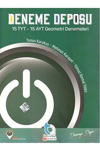 DENEME DEPOSU YAYINLARI Deneme Deposu TYT AYT Geometri Denemeleri
