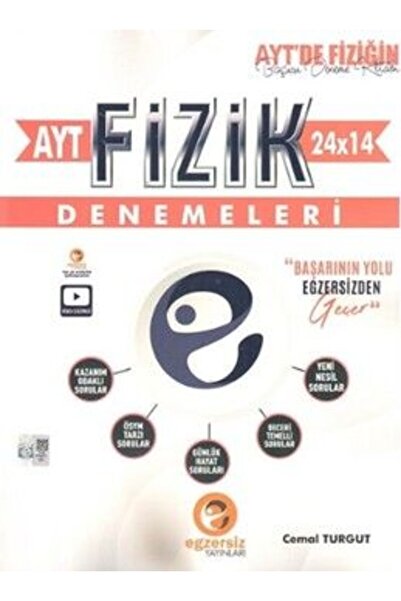 Egzersiz Yayınları AYT Fizik 24 x 14 Denemeleri