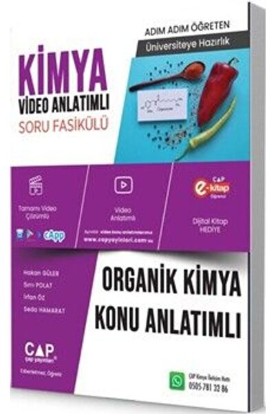 Çap Yayınları Organik Kimya Konu Anlatımlı