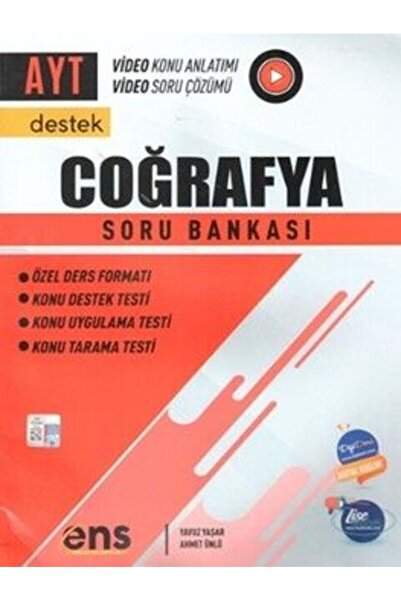 Ens Yayınları ENS Yayıncılık AYT Coğrafya Destek Soru Bankası