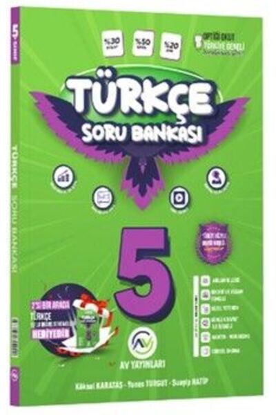 AV YAYINLARI Av Yayınları 5. Sınıf Türkçe Soru Bankası