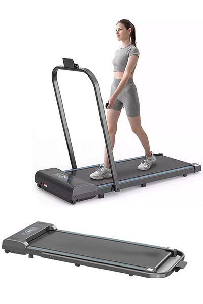 ETG 0.75HP Household Silent Foldable Treadmill 1-8km/h Speed Adjustment, with Remote Control