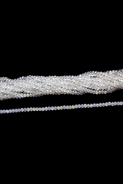 Serhat Aksesuar ve El İşçilik 4 ملم خرز زجاجي مفلطح من الكريستال المفلطح من أ...