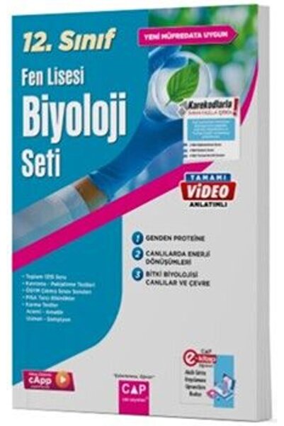 Çap Yayınları 12. Sınıf Fen Lisesi Biyoloji Seti