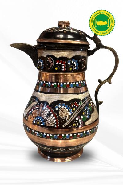 Yardımcı Bakır Since 1997 Mine İşleme Bakır Ördek Sürahi Kapaklı