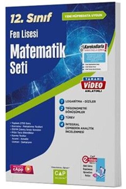 Çap Yayınları Çap Yayınları 12. Sınıf Fen Lisesi Matematik Seti