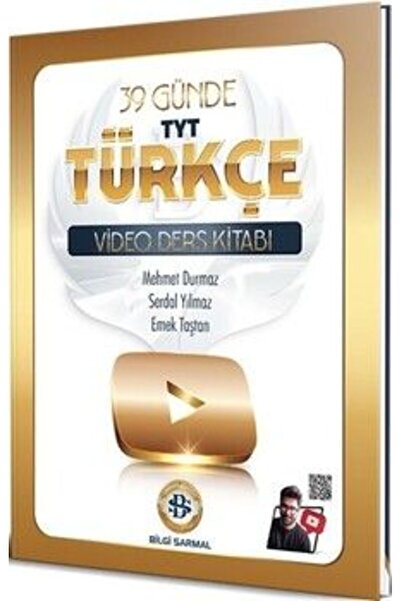 Bilgi Sarmal Yayınları Bilgi Sarmal TYT Türkçe 39 Günde Video Ders Kitabı