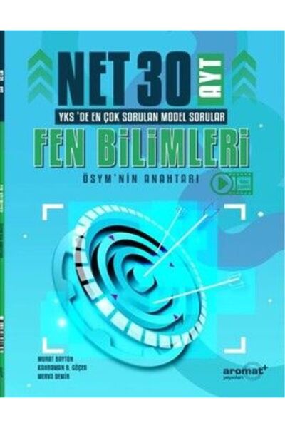 Aromat Yayınları AYT Fen Bilimleri 30 Net Model Sorular Soru Bankası
