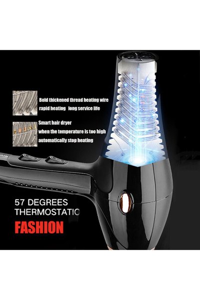 Sunhome Professional 2200W Ionic Ceramic Hair Dryer,2 Speed and 3 Heat Settings