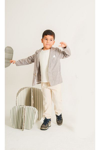 Nanica Kids Boy's Linen Holiday Suit