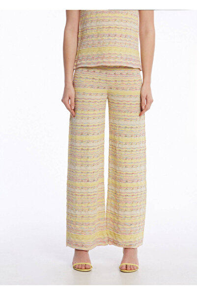 Knitss Pantaloni din tricot cu schimbare de culoare