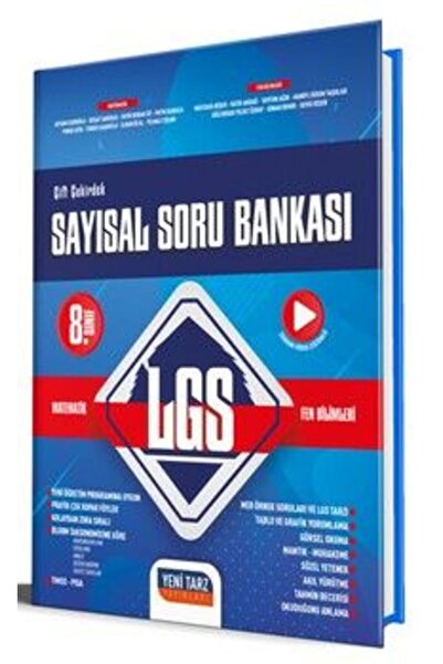 Yeni Tarz Yayınları Yeni Tarz 8. Sınıf LGS Sayısal Soru Bankası
