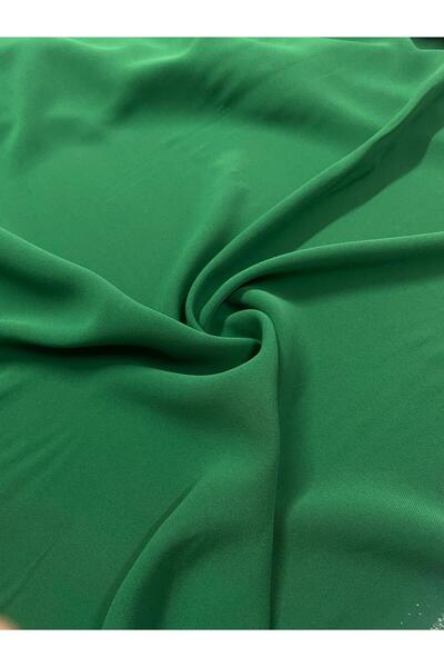 Kumaş sever كريب أدريانا الأخضر، كريب جورجيت، قماش مزدوج، فستان علوي، بلوزة ت...