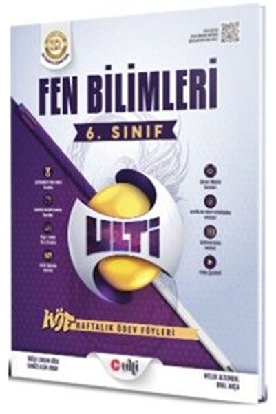 Bes Yayınları Ulti Yayınları 6. Sınıf Fen Bilimleri Haftalık Ödev Föyleri