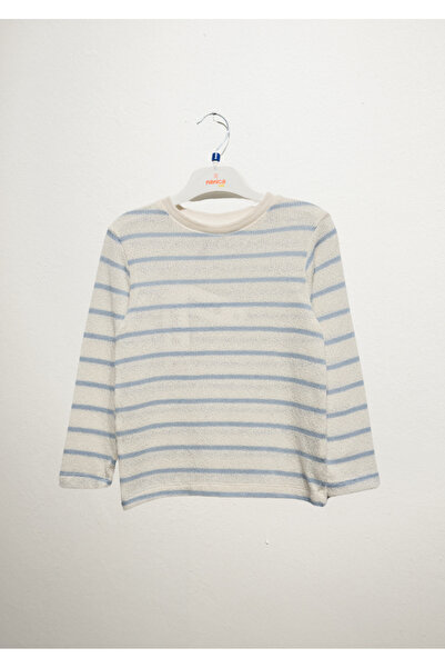 Nanica Kids Хлопчачий трикотажний светр з довгими рукавами та смужками 125324