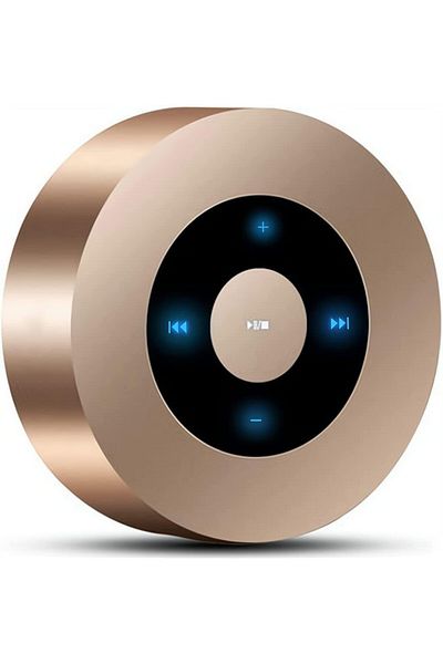 COOYA Bluetooth Speaker, Smart LED Touch Play Waterproof Portable, with15-Hour Playtime HD Sound