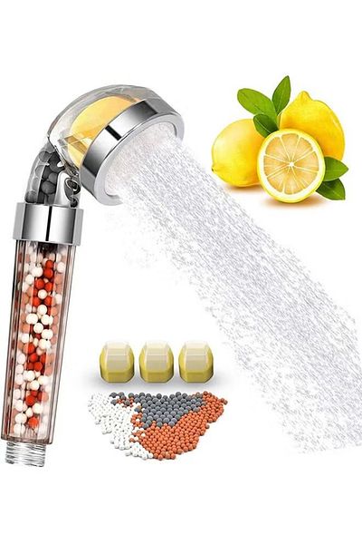 COOYA 3-Piece Vitamin C Shower Head with Handheld, Hard Water Softener, Shower Head Set, for bathroom