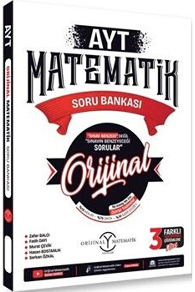 Orijinal Yayınları AYT Orijinal Matematik Soru Bankası